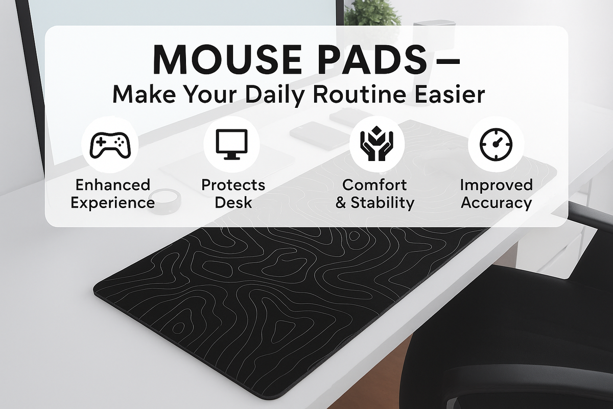 Best Mouse Pads and Desk Mats for Work and Gaming – Comfort, Precision, and Style