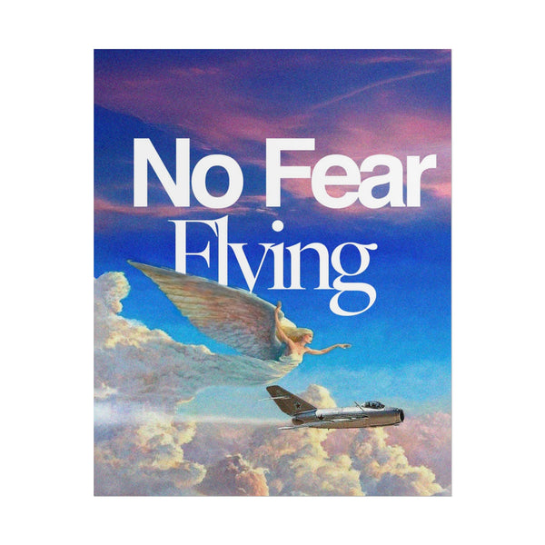 Inspirational Rolled Poster | No Fear Flying Wall Art | Motivational Decor | Perfect for Home or Office | Gift for Travelers, [...]